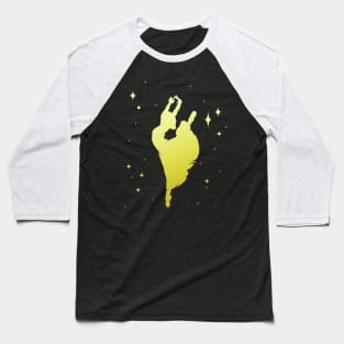 Ballerina Silhouette Dance Dancer Baseball T-Shirt